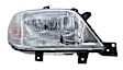 2003 Dodge Sprinter 2500 - Passenger Side Halogen Headlight, With bulb(s), For Right-Hand Traffic - Right, Clear Lens, CAPA Verified