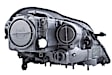 263400051 Driver Side Halogen Headlight, With bulb(s), Clear Lens, OE Lighting Series