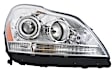 263400061 Passenger Side Halogen Headlight, With bulb(s), Clear Lens, OE Lighting Series