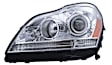 263400451 Driver Side HID/Xenon Headlight, With bulb(s), Clear Lens