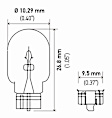 2011 Saab 9-3 - Light Bulb - Incandescent, Set of 2