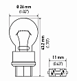3157TB Light Bulb - Incandescent, Direct Fit, Sold Individually