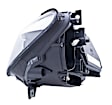 354690051 Driver Side HID/Xenon Headlight, Without bulb(s), Clear Lens
