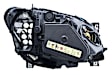 354690051 Driver Side HID/Xenon Headlight, Without bulb(s), Clear Lens
