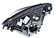 354690051 Driver Side HID/Xenon Headlight, Without bulb(s), Clear Lens