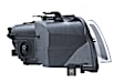 354692051 Driver Side HID/Xenon Headlight, Without bulb(s), Clear Lens