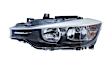 354983051 Driver Side Halogen Headlight, With bulb(s), Clear Lens