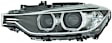 354983251 Driver Side HID/Xenon Headlight, Without bulb(s), Clear Lens