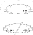 355033821 Rear Ceramic Brake Pad Set