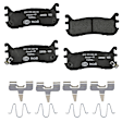 355034641 Rear Ceramic Brake Pad Set