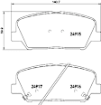 355036051 Front Ceramic Brake Pad Set