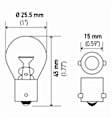 7506ATB Light Bulb - Incandescent, Direct Fit, Sold Individually