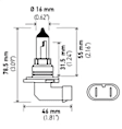 1994 Subaru SVX - Headlight Bulb 9006 Halogen (12V 55W) - Replaces OE Numbers