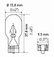 2005 Saturn Ion - Light Bulb - Incandescent, Set of 2