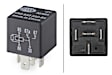 2000 Ford Excursion - Relay, HVAC Relay, 12V; 5-pin connector; Wiring Diagram: W2; Changeover Contact; Without holder; 12V; 5-pin connector; Wiring Diagramme: W2; Changeover Contact; Without holder