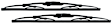 1999 Ford Explorer - Front, Driver or Passenger Side Wiper Blade, U24 Body; Standard