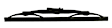 9XW398115010T Rear, Driver or Passenger Side Wiper Blade, 10 in.