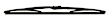 9XW398115016T Rear, Driver or Passenger Side Wiper Blade, 16 in.