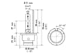 D2S 4300 K Light Bulb - Sold individually