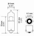 H10W Light Bulb - Universal