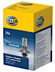 H4 High Beam and Low Beam Halogen Series Headlight Bulb, (12V 55/60W) - Replaces OE Numbers