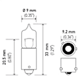 H6W Light Bulb - Direct Fit, Sold individually