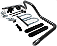 7643 Rear Sway Bar Kit, Steel, Non-Adjustable, Sport Utility, Powdercoated Black
