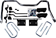 7710 Rear Sway Bar Kit, Steel, 1.13 in., Non-Adjustable, Powdercoated Gray