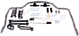 7882 Rear Sway Bar Kit, Steel, 1 in., Non-Adjustable, Black