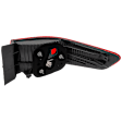 Driver Side, Outer Tail Light, without Bulb, Halogen, Clear and Red Lens