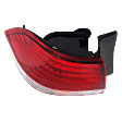 2001-2002 Honda Accord - Driver Side, Outer Tail Light, with Bulb, Halogen, Clear and Red Lens, Sedan