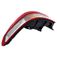 2001-2002 Honda Accord - Driver Side, Outer Tail Light, with Bulb, Halogen, Clear and Red Lens, Sedan