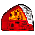 Driver Side Tail Light, with Bulb, Halogen, Amber, Clear and Red Lens