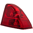 2005 Honda Civic - Passenger Side, Outer Halogen Tail Light, With bulb(s), 4-Door, Sedan, Canada or USA Built Vehicle, Mounts On Body, OE Replacement