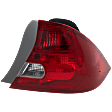 Passenger Side Tail Light, with Bulb, Halogen, Clear and Red Lens, Coupe
