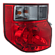 2003-2008 Honda Element - Driver Side Tail Light, with Bulb, Halogen, Clear and Red Lens, Except SC Model 07-08