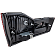 Passenger Side, Inner Tail Light, with Bulb, Halogen, Clear and Red Lens, Sedan