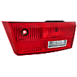 Passenger Side, Inner Tail Light, with Bulb, Halogen, Clear and Red Lens, Hybrid Model