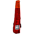 Driver Side Tail Light, with Bulb, Halogen, Amber, Clear and Red Lens, Japan Built