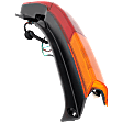 Driver Side Tail Light, with Bulb, Halogen, Amber, Clear and Red Lens, Japan Built