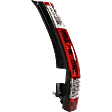 Passenger Side Tail Light, With bulb(s), Halogen, Clear and Red Lens, CAPA CERTIFIED