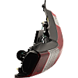 Passenger Side Tail Light, With bulb(s), Halogen, Clear and Red Lens, CAPA CERTIFIED