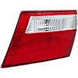 Passenger Side, Inner Tail Light, With bulb(s), Halogen, Clear and Red Lens