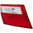 Driver Side, Inner Tail Light, With bulb(s), Halogen, Clear and Red Lens