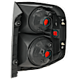 2008 Honda Pilot Value Package - Driver Side Halogen Tail Light, Without bulb(s), OE Replacement