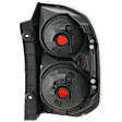 2008 Honda Pilot Value Package - Driver Side Halogen Tail Light, Without bulb(s), OE Replacement