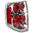 2008 Honda Pilot Value Package - Driver Side Halogen Tail Light, Without bulb(s), OE Replacement