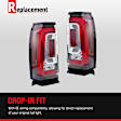 2006 Honda Ridgeline RTL - Passenger Side Halogen Tail Light, Without bulb(s), USA Built Vehicle, OE Replacement