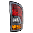 Driver Side Tail Light, without Bulb, Halogen, Amber, Clear and Red Lens, USA Built Vehicle