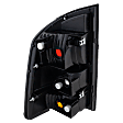Driver Side Tail Light, without Bulb, Halogen, Amber, Clear and Red Lens, USA Built Vehicle